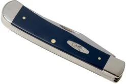 Case Trapper Navy Blue Synthetic, 23610, 4254 SS Pocket Knife -Famous Knife Shop CE23610 04 case