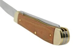 Case Trapper, Smooth Natural Canvas Micarta, 23690, 10254 SS, Pocket Knife 12 Case Trapper, Smooth Natural Canvas Micarta, 23690, 10254 SS, Pocket Knife -Famous Knife Shop CE23690 05 case
