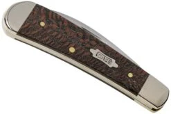 Case Sway Back Black Sycamore Wood, 25577, TB7117 SS Pocket Knife -Famous Knife Shop CE25577 04 case