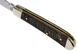 Case Sway Back Black Sycamore Wood, 25577, TB7117 SS Pocket Knife -Famous Knife Shop CE25577 05 case