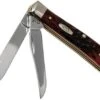 Case Mini Trapper Crimson Red Peach Seed Jigged Bone, 27381, 6207 SS Pocket Knife -Famous Knife Shop CE27381 01 case