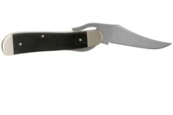 Case Russlock Smooth Black Micarta, 27734, 101953L SS Pocket Knife -Famous Knife Shop CE27734 02 case knives