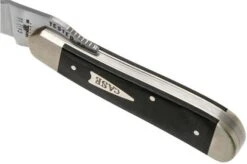 Case Russlock Smooth Black Micarta, 27734, 101953L SS Pocket Knife -Famous Knife Shop CE27734 06 case knives