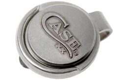 Case Mini Trapper Golfer's Tool Gift Set, Embellished Smooth Antique Bone, 27820, 6207G SS Pocket Knife -Famous Knife Shop CE27820 05 case