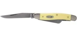 Case Medium Stockman Yellow Synthetic, 00035, 3318 CV Pocket Knife -Famous Knife Shop CE35 03 case ce35 03