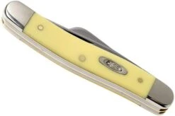 Case Medium Stockman Yellow Synthetic, 00035, 3318 CV Pocket Knife -Famous Knife Shop CE35 08 case ce35 08