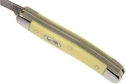 Case Medium Stockman Yellow Synthetic, 00035, 3318 CV Pocket Knife -Famous Knife Shop CE35 10 case ce35 10