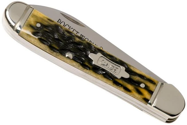 Case Copperhead Pocket Worn Olive Green Bone, Peach Seed, 38192, 6249 SS Pocket Knife 6 Case Copperhead Pocket Worn Olive Green Bone, Peach Seed, 38192, 6249 SS Pocket Knife - Image 4