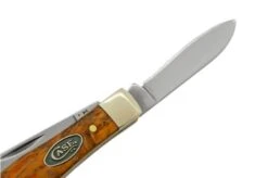 Case Small Swell Center Jack, Yellow Curly Oak 47129, 7225 SS, Pocket Knife 10 Case Small Swell Center Jack, Yellow Curly Oak 47129, 7225 SS, Pocket Knife -Famous Knife Shop CE47129 05 case