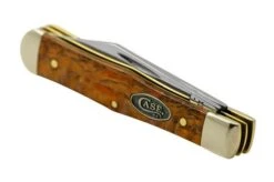 Case Small Swell Center Jack, Yellow Curly Oak 47129, 7225 SS, Pocket Knife 11 Case Small Swell Center Jack, Yellow Curly Oak 47129, 7225 SS, Pocket Knife -Famous Knife Shop CE47129 06 case