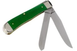 Case Trapper Brilliant Green Bone, Smooth, 52820, 6254 SS Pocket Knife -Famous Knife Shop CE52820 02 case