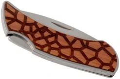 Case X Woodchuck Executive Lockback Brushed Stainless, Giraffe, 64320, M1300L SS Pocket Knife 11 Case X Woodchuck Executive Lockback Brushed Stainless, Giraffe, 64320, M1300L SS Pocket Knife -Famous Knife Shop CE64320 04 case knives
