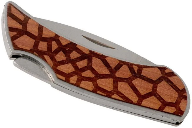 Case X Woodchuck Executive Lockback Brushed Stainless, Giraffe, 64320, M1300L SS Pocket Knife 6 Case X Woodchuck Executive Lockback Brushed Stainless, Giraffe, 64320, M1300L SS Pocket Knife - Image 4