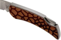 Case X Woodchuck Executive Lockback Brushed Stainless, Giraffe, 64320, M1300L SS Pocket Knife 13 Case X Woodchuck Executive Lockback Brushed Stainless, Giraffe, 64320, M1300L SS Pocket Knife -Famous Knife Shop CE64320 06 case knives