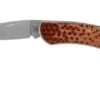Case X Woodchuck Executive Lockback Brushed Stainless, Triangles, 64321, M1300L SS Pocket Knife -Famous Knife Shop CE64321 01 case knives