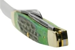 Case Jig Large Stockman, Hunter Green Bone, Deep Canyon, 75833, 6375 SS, Pocket Knife -Famous Knife Shop CE75833 04 case