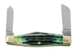 Case Jig Large Stockman, Hunter Green Bone, Deep Canyon, 75833, 6375 SS, Pocket Knife -Famous Knife Shop CE75833 06 case