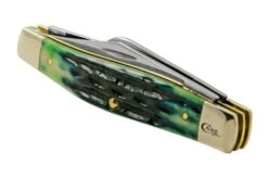 Case Jig Large Stockman, Hunter Green Bone, Deep Canyon, 75833, 6375 SS, Pocket Knife -Famous Knife Shop CE75833 07 case