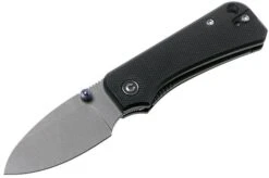 Civivi Baby Banter C19068S-1 Black G10, Stonewashed Pocket Knife, Ben Petersen Design -Famous Knife Shop CIC19068S 1 03 civivi