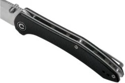 Civivi Hadros C20004-1 Black Micarta Pocket Knife, Dylan Mallery Design -Famous Knife Shop CIC20004 1 07 civivi