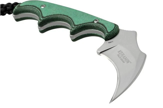 CRKT Keramin, Green Black, 2389 Neck Knife, Alan Folts Design 6 CRKT Keramin, Green Black, 2389 Neck Knife, Alan Folts Design - Image 4