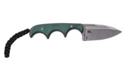 CRKT Minimalist Spear Point, Green Black, Neck Knife, Alan Folts Design -Famous Knife Shop CK 2396 02 crkt