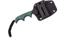 CRKT Minimalist Spear Point, Green Black, Neck Knife, Alan Folts Design -Famous Knife Shop CK 2396 05 crkt