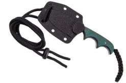 CRKT Minimalist Spear Point, Green Black, Neck Knife, Alan Folts Design -Famous Knife Shop CK 2396 06 crkt