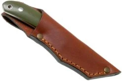 Casström Safari Olive G10 Hunting Knife 10607 Leather Sheath, Alan Wood Design 14 Casström Safari Olive G10 Hunting Knife 10607 Leather Sheath, Alan Wood Design -Famous Knife Shop CM10607 06 casstrom