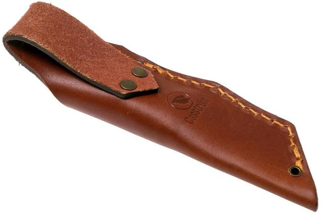 Casström Safari Olive G10 Hunting Knife 10607 Leather Sheath, Alan Wood Design 9 Casström Safari Olive G10 Hunting Knife 10607 Leather Sheath, Alan Wood Design - Image 7