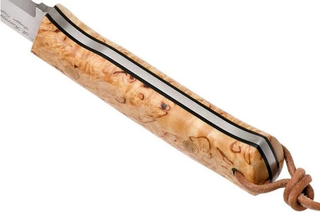 Casström Woodsman Knife Curly Birch, K720 Scandi Grind 10824 With Firesteel 6 Casström Woodsman Knife Curly Birch, K720 Scandi Grind 10824 With Firesteel - Image 4