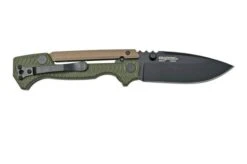 Cold Steel AD-15 Scorpion Lock 58SQODBK OD Green Black Pocket Knife, Andrew Demko Design -Famous Knife Shop CS58SQODBK 02 coldsteel