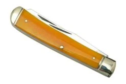 Cold Steel Trapper FL-TRPR-Y, Yellow Bone, Pocket Knife -Famous Knife Shop CSFLTRPRY 06 coldsteel