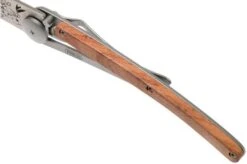 Deejo Tattoo 37g, Rosewood, Cherry Blossom 1CB017-R Pocket Knife -Famous Knife Shop DJ1CB017 R 07 deejo