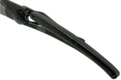 Deejo Tattoo Black 37g, Ebony, Good Luck 1GB000151 Pocket Knife -Famous Knife Shop DJ1GB000151 07 deejo