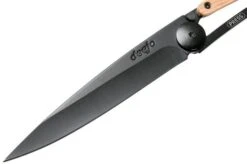 Deejo Wood Black 37g, Juniper Wood 1GB002 Pocket Knife -Famous Knife Shop DJ1GB002 03 deejo