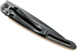 Deejo Tattoo Black 37g, Juniper Wood, Art Deco 1GB105 Pocket Knife -Famous Knife Shop DJ1GB105 04 deejo
