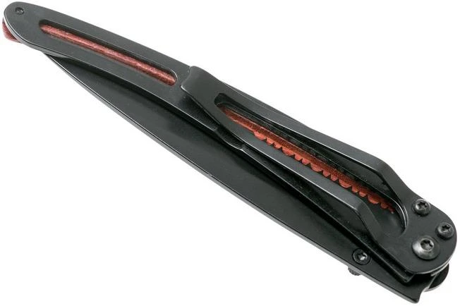 Deejo Wood Black One-Hand 37g, Coralwood 1GB505 Serrated Pocket Knife 7 Deejo Wood Black One-Hand 37g, Coralwood 1GB505 Serrated Pocket Knife - Image 5