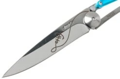 Deejo Tattoo Colours 27g, Blue, Anchor 9AP020 Pocket Knife -Famous Knife Shop DJ9AP020 03 deejo