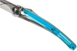 Deejo Tattoo Colours 27g, Blue, Anchor 9AP020 Pocket Knife -Famous Knife Shop DJ9AP020 07 deejo