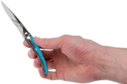 Deejo Tattoo Colours 27g, Blue, Anchor 9AP020 Pocket Knife -Famous Knife Shop DJ9AP020 08 deejo