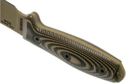 ESEE Model 3 Dark Earth Blade 3D Coyote-Black G10 Survival Knife 3PMDE-005 Black Sheath + Belt Clip -Famous Knife Shop EE 3PMDE 005 04 esee knives