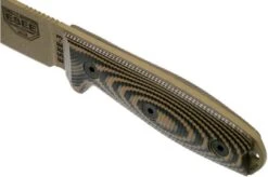 ESEE Model 3 Dark Earth Blade 3D Coyote-Black G10 Survival Knife 3PMDE-005 Black Sheath + Belt Clip -Famous Knife Shop EE 3PMDE 005 05 esee knives