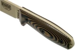 ESEE Model 4 Desert Tan Blade 3D Coyote-Black G10 Survival Knife 4PDT-005 Black Sheath + Belt Clip -Famous Knife Shop EE 4PDT 005 05 esee knives