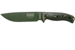 ESEE Model 6 OD Green Blade 3D OD Green-Black G10 Survival Knife 6POD-003 Black Sheath + Clip Plate