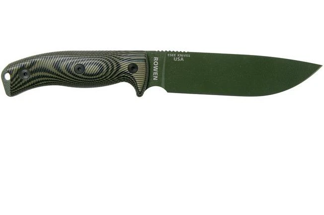 ESEE Model 6 OD Green Blade 3D OD Green-Black G10 Survival Knife 6POD-003 Black Sheath + Clip Plate 4 ESEE Model 6 OD Green Blade 3D OD Green-Black G10 Survival Knife 6POD-003 Black Sheath + Clip Plate - Image 2