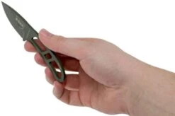 ESEE Candiru OD-green CAN-OD Neck Knife With Black Sheath + Belt Clip -Famous Knife Shop EE CAN OD 05 esee knives v202002 1