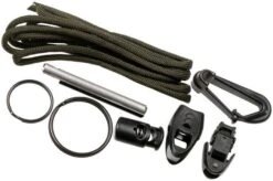 ESEE Izula Dark Earth IZULA-DE-KIT, Survival Kit With Sheath And Firesteel -Famous Knife Shop EE IZULA DEKIT 07 esee knives