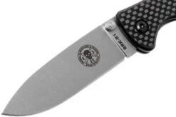 ESEE Knives Zancudo D2 Carbon Fiber-Stonewashed, BRKR2CF Pocket Knife -Famous Knife Shop EE ZANCUDO CF SW D2 03 esee knives zancudo ee zancudo cf sw d2 03