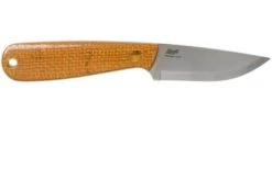 Brisa Necker 70, 001 Scandi Mustard Micarta, Neck Knife -Famous Knife Shop ENZ 001 02 enzo brisa